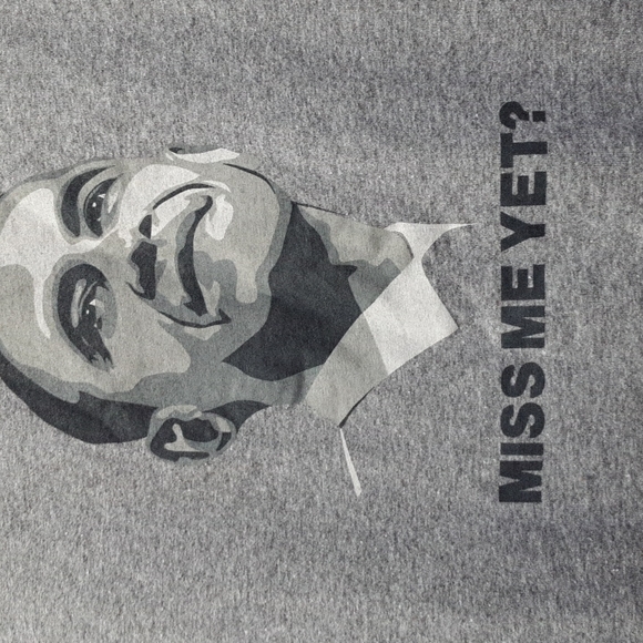 OBAMA MISS ME YET Tshirt GRAY - Picture 4 of 5